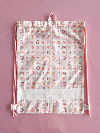 Sacchetta letterine rosa