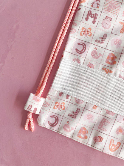 Sacchetta letterine rosa