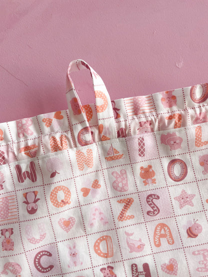 Sacchetta letterine rosa