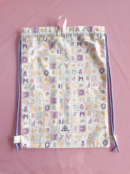 Sacchetta letterine lilla