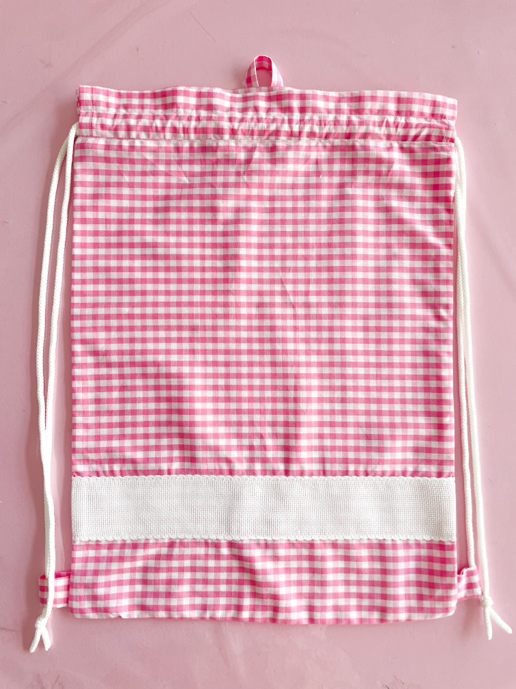 Sacchetta vichy fucsia