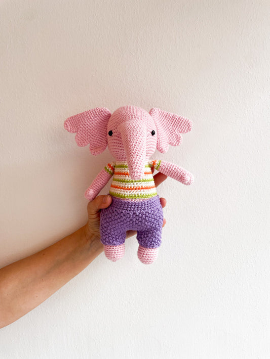 Peluche amigurumi Elefante