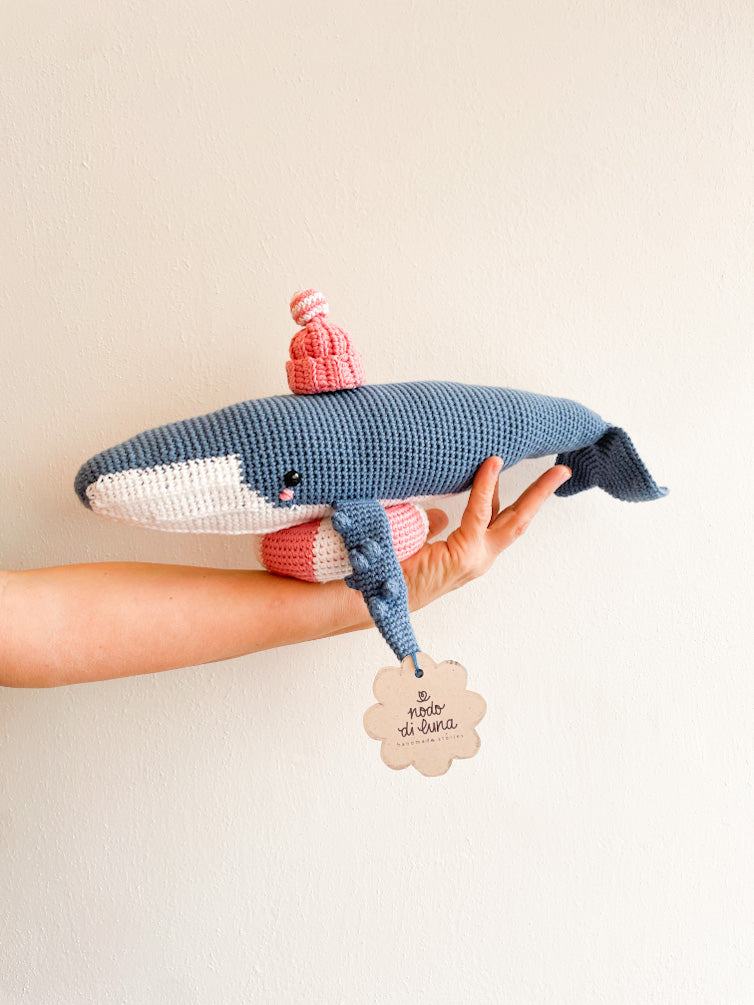 Peluche amigurumi Balena