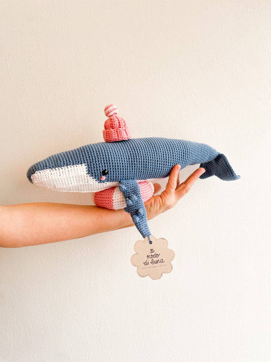 Peluche amigurumi Balena