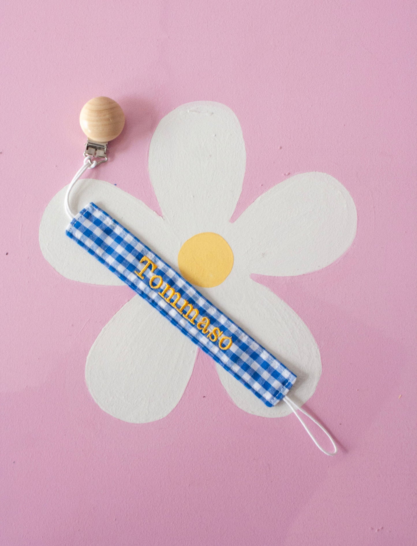 Cordino portaciuccio Blu