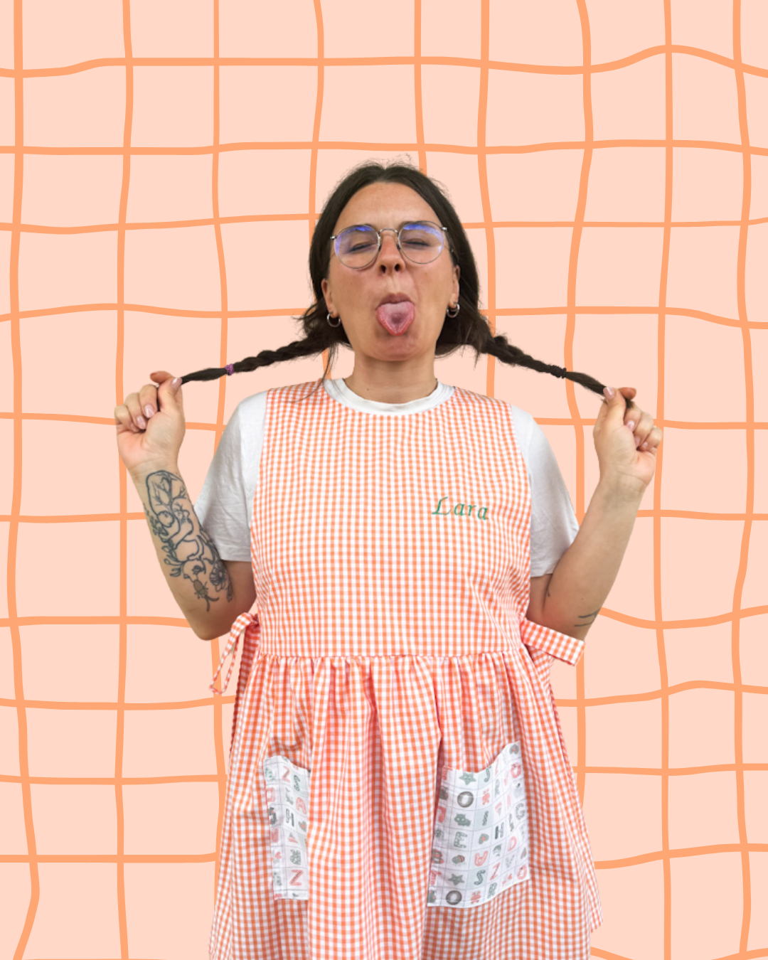 Grembiule maestra arancione 🥕