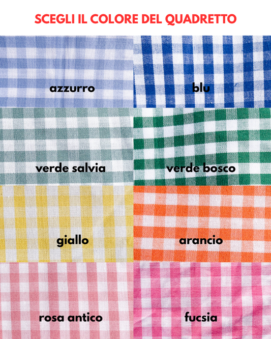 Abito Daisy vichy - vari colori