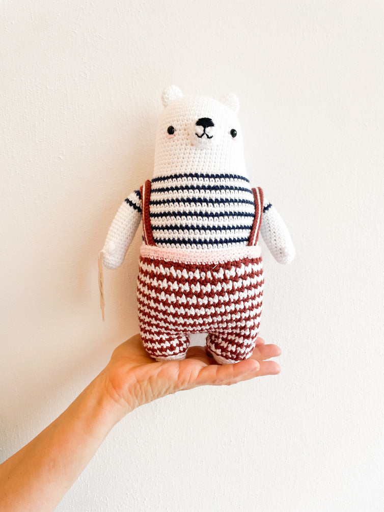 Peluche amigurumi Orso Polare