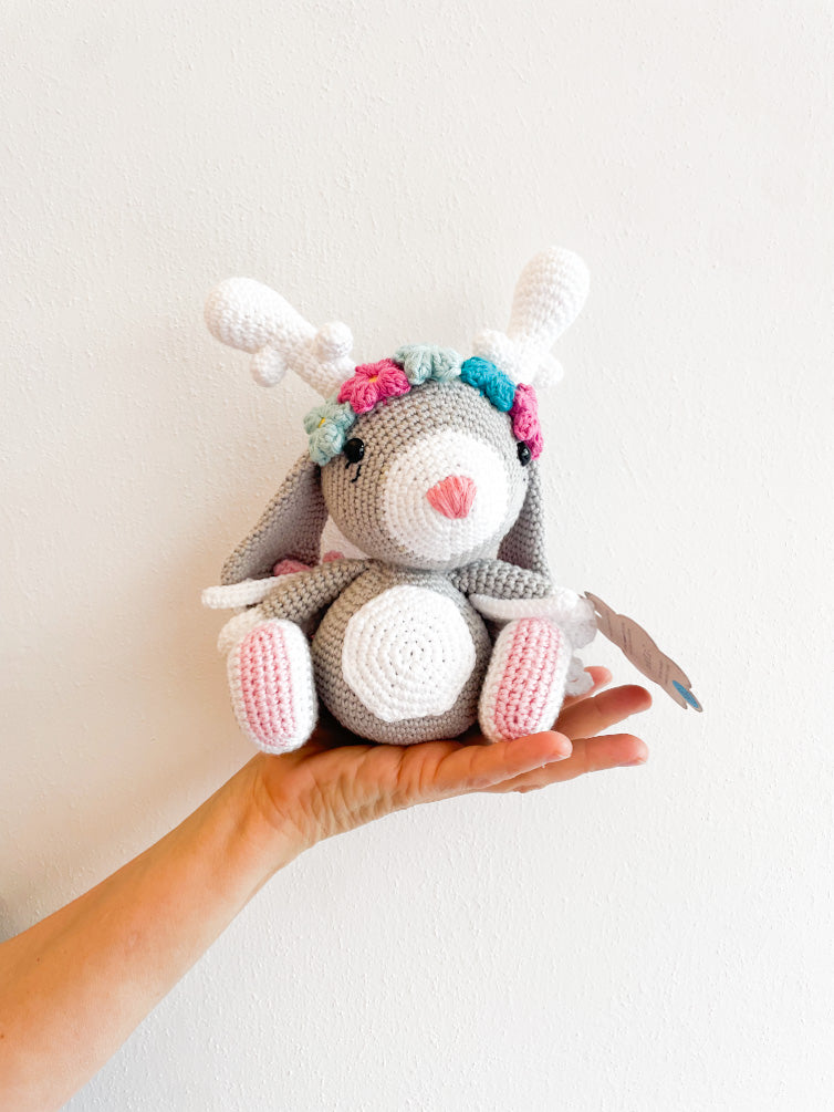 Peluche amigurumi Coniglio magico