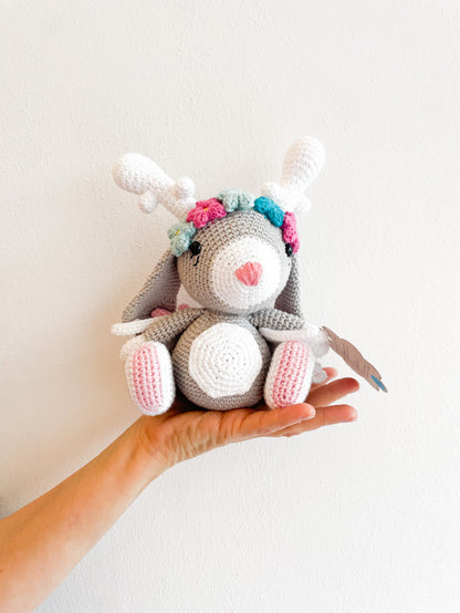 Peluche amigurumi Coniglio magico